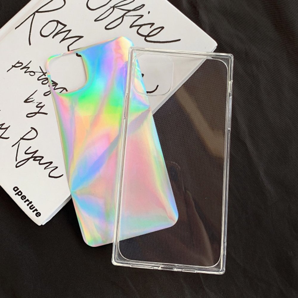 NEW iPhone 12/11/Pro/Max/XR Square Laser case - Picture 2 of 7